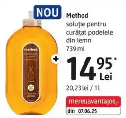 DM Method soluţie pentru curăţat podelele din lemn Ofertă