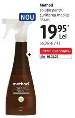 DM Method soluţie pentru curăţarea mobilei Ofertă