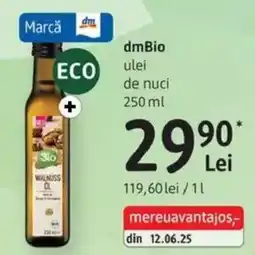 DM dmBio ulei de nuci Ofertă
