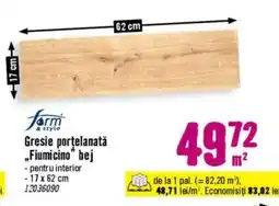 Hornbach Gresie porţelanată „Fiumicino" bej Ofertă