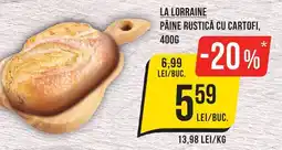 Mega Image La lorraine pâine rustică cu cartofi Ofertă