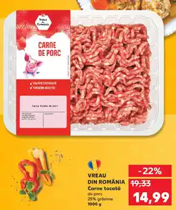 Kaufland VREAU DIN ROMÂNIA Carne tocată Ofertă
