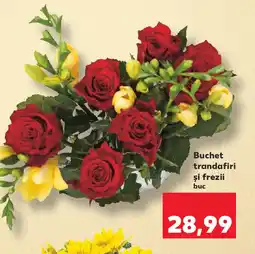 Kaufland Buchet trandafiri şi frezii Ofertă