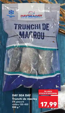 Kaufland DAY SEA DAY Trunchi de macrou 0% glazură calibru 120-450 Ofertă