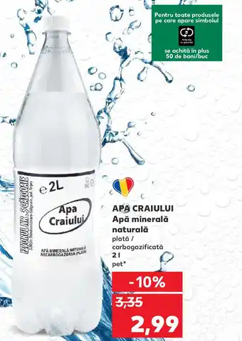 Kaufland APA CRAIULUI Apă minerală naturală Ofertă