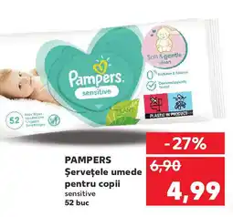 Kaufland PAMPERS Şerveţele umede pentru copii Ofertă
