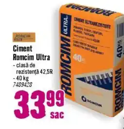 Hornbach Ciment Romcim Ultra Ofertă
