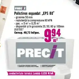 Hornbach Polistiren expandat „EPS 80" Ofertă