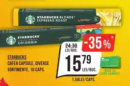 Mega Image Starbucks cafea capsule Ofertă
