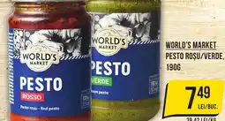 Mega Image World's market pesto roșu/verde Ofertă