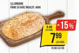 Mega Image La lorraine pâine cu ovăz încolțit Ofertă