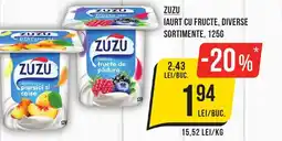 Mega Image Zuzu iaurt cu fructe Ofertă