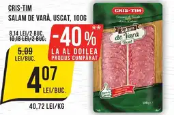 Mega Image Cris-tim salam de vară, uscat Ofertă