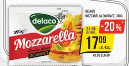 Mega Image DELACO Mozzarella gourmet Ofertă