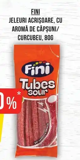 Mega Image Fini jeleuri acrișoare, cu aroma de căpşuni/ curcubeu Ofertă