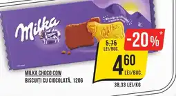 Mega Image Milka choco cow biscuiți cu ciocolată Ofertă