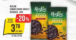 Mega Image NUTLINE Seminţe negre sarate/ nesărate Ofertă