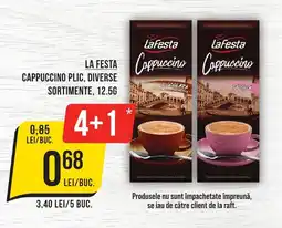 Mega Image LA FESTA Cappuccino plic Ofertă