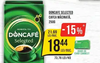 Mega Image Doncafe selected cafea măcinată Ofertă