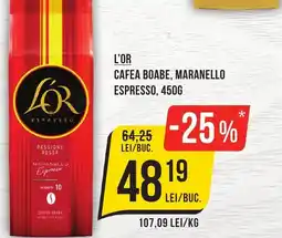 Mega Image L'OR Cafea boabe, maranello espresso Ofertă