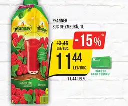 Mega Image Pfanner suc de zmeură Ofertă