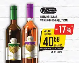 Mega Image Nobil de făurar vin alb/rose/roşu Ofertă