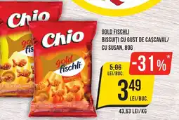Mega Image Gold fischli biscuiți cu gust de cașcaval/ cu susan Ofertă