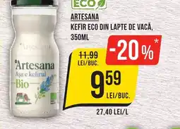 Mega Image ARTESANA Kefir eco din lapte de vacă Ofertă