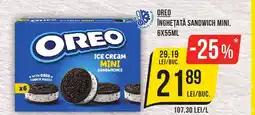 Mega Image OREO Înghețată sandwich mini Ofertă