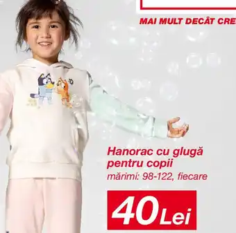 Kik Hanorac cu glugă pentru copii Ofertă