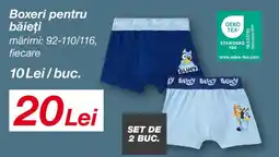 Kik Boxeri pentru băieţi Ofertă