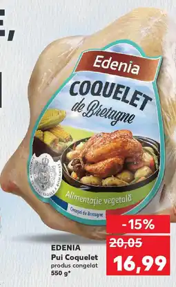Kaufland EDENIA Pui Coquelet produs congelat Ofertă