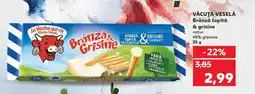 Kaufland VĂCUŢA VESELĂ Brânză topită & grisine Ofertă