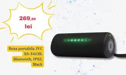 Media Galaxy Boxa portabila JVC XS-E423B, Bluetooth, IPX5, Black Ofertă