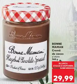 Kaufland BONNE MAMAN Cremă de cacao şi alune Ofertă