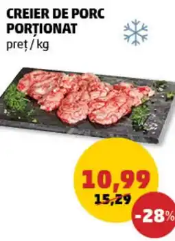 Penny Creier de porc portionat Ofertă