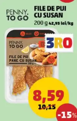 Penny File de pui cu susan Ofertă