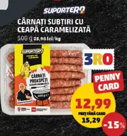 Penny Cârnaţi subtiri cu ceapă caramelizată Ofertă