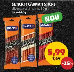 Penny Snack it cârnaţi sticks Ofertă