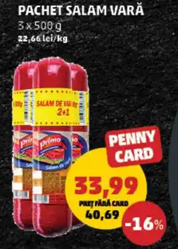 Penny Pachet salam vară Ofertă