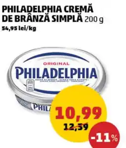 Penny Philadelphia cremă de brânză simplă Ofertă