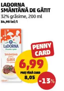 Penny Ladorna smântână de gătit Ofertă