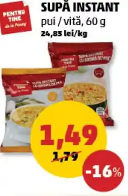 Penny Supă instant pui/vită Ofertă