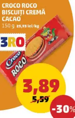 Penny Croco roco biscuiti cremă cacao Ofertă