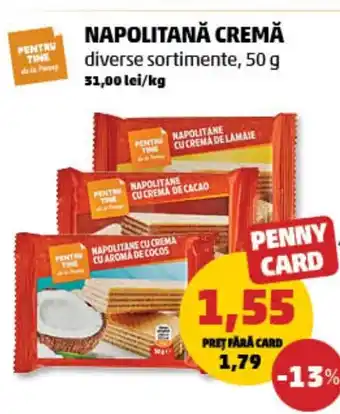 Penny Napolitană cremă Ofertă