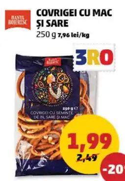 Penny Covrigei cu mac si sare Ofertă