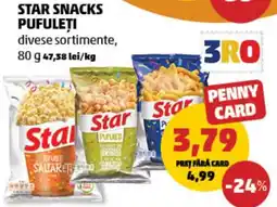Penny Star snacks pufuleți Ofertă