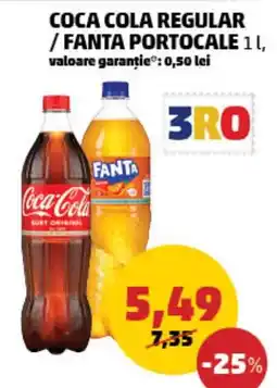 Penny Coca cola regular / fanta portocale Ofertă