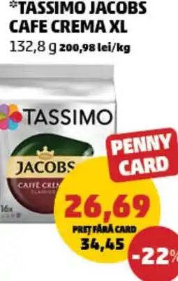 Penny Tassimo jacobs cafe crema xl Ofertă