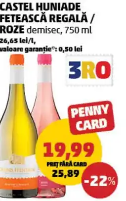 Penny Castel huniade fetească regală / roze demisec Ofertă